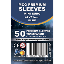 Mage Company Games MCG Premium Mini Euro kártyavédő (50db/csomag) (MCG10001) társasjáték