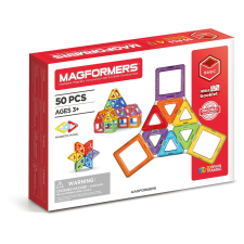 Magformers Alapok 50 darabos mágneses építőjáték készlet mágneses építőjáték