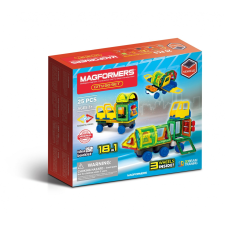 Magformers City Go 25 darabos Mágneses Építőjáték (005-707025) kreatív és készségfejlesztő