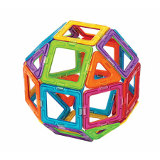 Magformers Rainbow 62 darabos mágneses építő készlet (005-701007) kreatív és készségfejlesztő