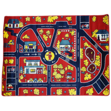 Magic Home Gyerekszőnyeg 134x180cm - Traffic - Red lakástextília