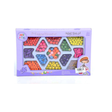 Magic Toys Art&Fun: Ékszerkészítő szett pöttyös és színes gyöngyökkel kreatív és készségfejlesztő
