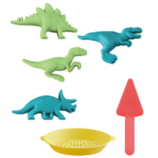 Magic Toys Dinoszauruszos homokozó szett szitával homokozójáték
