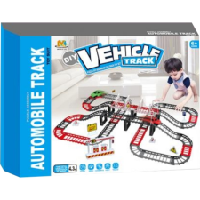 Magic Toys DIY Összeszerelhető elemes 4.3m-es autópálya kiegészítőkkel autópálya és játékautó