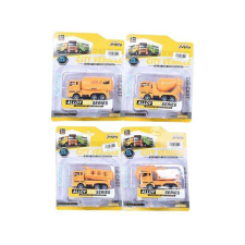 Magic Toys Fém építőipari járművek többféle változatban 1/64 1db autópálya és játékautó