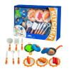 Magic Toys I'm a little Chef kék mini konyhai játékszett kétféle változatban 16db-os