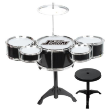 Magic Toys Jazz Drum 6 részes állványos játék dobfelszerelés dobszékkel játékhangszer