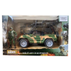 Magic Toys Katonai Jeep figurával és kiegészítőkkel