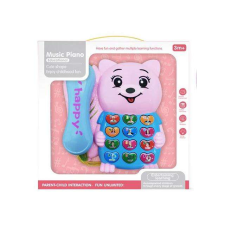 Magic Toys Macis telefon fénnyel és hanggal - többféle színben elektronikus játék