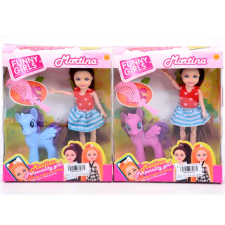 Magic Toys Martina baba pónival kétféle változatban baba