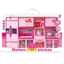 Magic Toys Modern Kitchen pink konyhaszett kiegészítőkkel, fénnyel és hanggal konyhakészlet