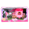 Magic Toys Pink lovashintó szett lóval