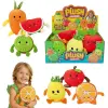 Magic Toys Plüss gyümölcsök 16cm-es többféle változatban 1db