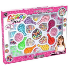 Magic Toys Pretty Girl gyöngyfűző szett vegyes gyöngyökkel kreatív és készségfejlesztő