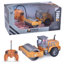 Magic Toys RC Builder Távirányítós úthenger munkagép fénnyel 1/30 27mHz autópálya és játékautó