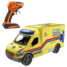 Magic Toys RC Rescue távirányítós sárga mentőautó 2,4GHz 1/12 autópálya és játékautó