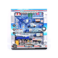 Magic Toys Reptéri játékszett repülővel, benzinkúttal és kiegészítőkkel helikopter és repülő