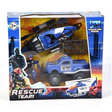 Magic Toys Rescue Team rendőrségi játékszett Jeep-el és kiegészítőkkel autópálya és játékautó