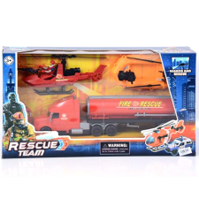 Magic Toys Rescue Team tűzoltósági játék szett gumicsónakkal akciófigura