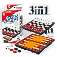 Magic Toys Sakk játék szett 3az1-ben társasjáték
