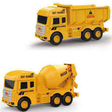 Magic Toys Service Team: Építőipari jármű 15cm kétféle változatban autópálya és játékautó