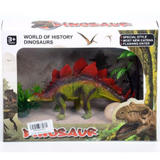 Magic Toys Stegosaurus dinoszaurusz figura tojással és növényekkel játékfigura
