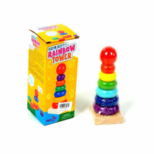 Magic Toys Szivárvány torony rakosgató játék barkácsolás, építés