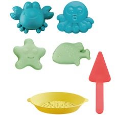 Magic Toys Tengeri állatos homokozó szett szitával homokozójáték