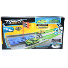Magic Toys Track Racing versenypálya célzászlóval és két autóval autópálya és játékautó