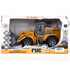 Magic Toys Truck: Homlokrakodó munkagép, fénnyel és hanggal 20cm autópálya és játékautó