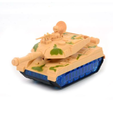 Magic Toys Világos terepmintás tank fénnyel és hanggal autópálya és játékautó
