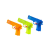 Magic Toys WaterWow: Kis színes vízipisztoly 14cm-es többféle színváltozatban