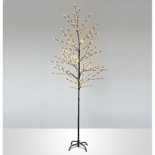  MagicHome Cherry Tree fa, 180 cm, fekete, 230 V, IP44 karácsonyi dekoráció