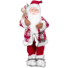 MagicHome MagicHome karácsonyi dekoráció, Álló Mikulás, piros 60 cm karácsonyi dekoráció