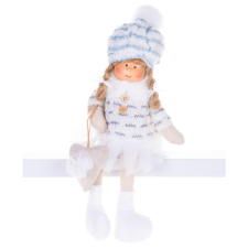 MagicHome MagicHome karácsonyi dekoráció, Gyerekek, fehér, 22 cm karácsonyi dekoráció