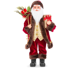 MagicHome MagicHome karácsonyi dekoráció, Mikulás ajándékokkal, 46 cm karácsonyi dekoráció
