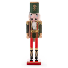 MagicHome MagicHome karácsonyi szobor Woodeco, Diótörő sapkában, fa karácsonyi dekoráció