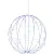 MagicHome Vianoce Karácsonyi dekoráció, MagicHome Vianoce, világító gömb, átmérő: 40 cm, 144 LED, hidegfehér, beltéri/kültéri