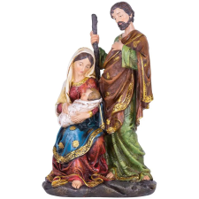 MagicHome Vianoce MagicHome karácsonyi dekoráció, Szent család, műgyanta, 25 cm karácsonyi dekoráció