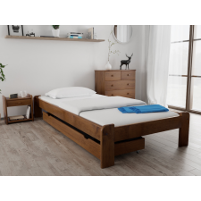 Magnat ADA ágy 120 x 200 cm, tölgyfa Ágyrács: Léces ágyrács, Matrac: Coco Maxi 23 cm matrac ágy és ágykellék