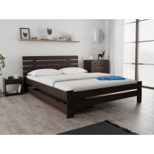 Magnat PARIS magasított ágy 140x200 cm, diófa Ágyrács: Lamellás ágyrács, Matrac: Coco Maxi 23 cm matrac ágy és ágykellék