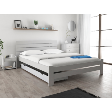 Magnat PARIS magasított ágy 140x200 cm, fehér Ágyrács: Ágyrács nélkül, Matrac: Somnia 17 cm matrac ágy és ágykellék