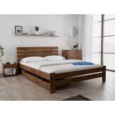 Magnat PARIS magasított ágy 140x200 cm, tölgyfa Ágyrács: Léces ágyrács, Matrac: Somnia 17 cm matrac ágy és ágykellék