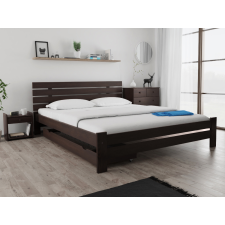 Magnat PARIS magasított ágy 180x200 cm, diófa Ágyrács: Ágyrács nélkül, Matrac: Somnia 17 cm matrac ágy és ágykellék