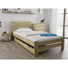 Magnat PARIS magasított ágy 90x200 cm, fenyőfa Ágyrács: Léces ágyrács, Matrac: Somnia 17 cm matrac ágy és ágykellék