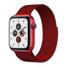  Mágneses Apple Watch piros szíj (40mm / 38mm) okosóra kellék