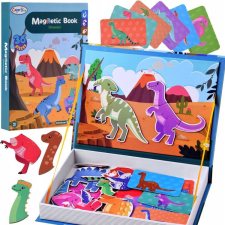 Mágneses dinoszaurusz puzzle játék kreatív és készségfejlesztő