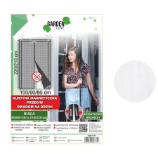  Mágneses fehér szúnyogháló ajtóra 80-100x210 cm szúnyogháló
