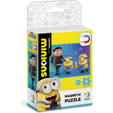 Mágneses kirakó MINYONOK: Kis Gru 16 darabos puzzle, kirakós