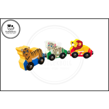  Mágneses vonat szett - Nagymacskák fajáték